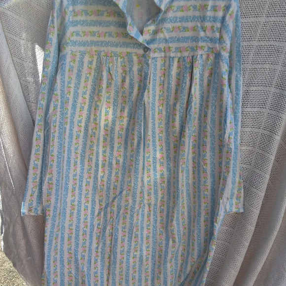 Sears warm flannel vintage nightgown 12-14 - Picture 1 of 15
